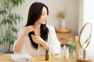 寝る前のヘアオイルはどう使う？