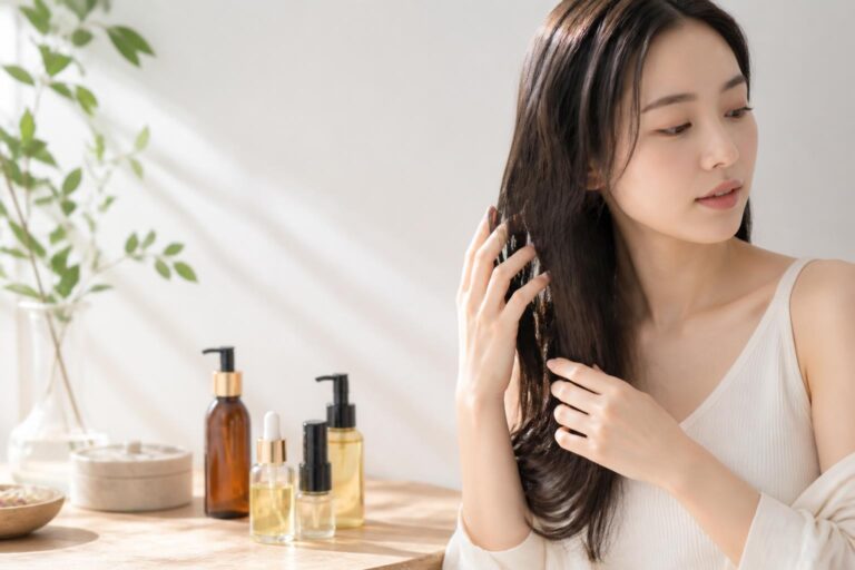 ヘアオイルを毛先につける方法は？